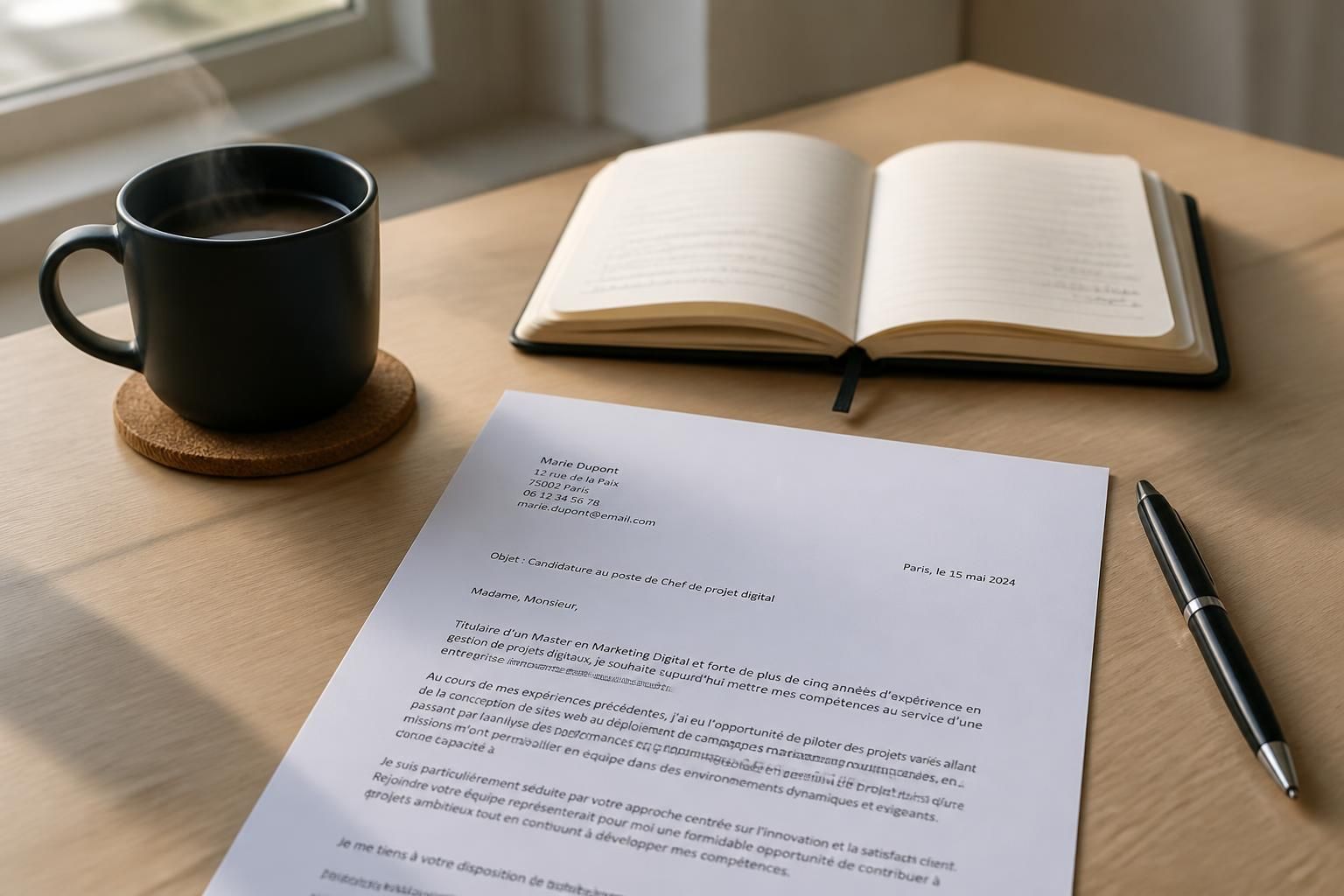 découvrez un modèle simple et efficace de lettre de motivation pour agent d’accueil, idéal pour les candidats sans expérience souhaitant décrocher un poste rapidement.
