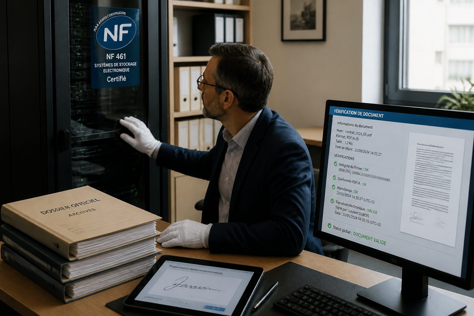 Norme SAE NF 461 : pourquoi elle est cruciale pour vos archives numériques