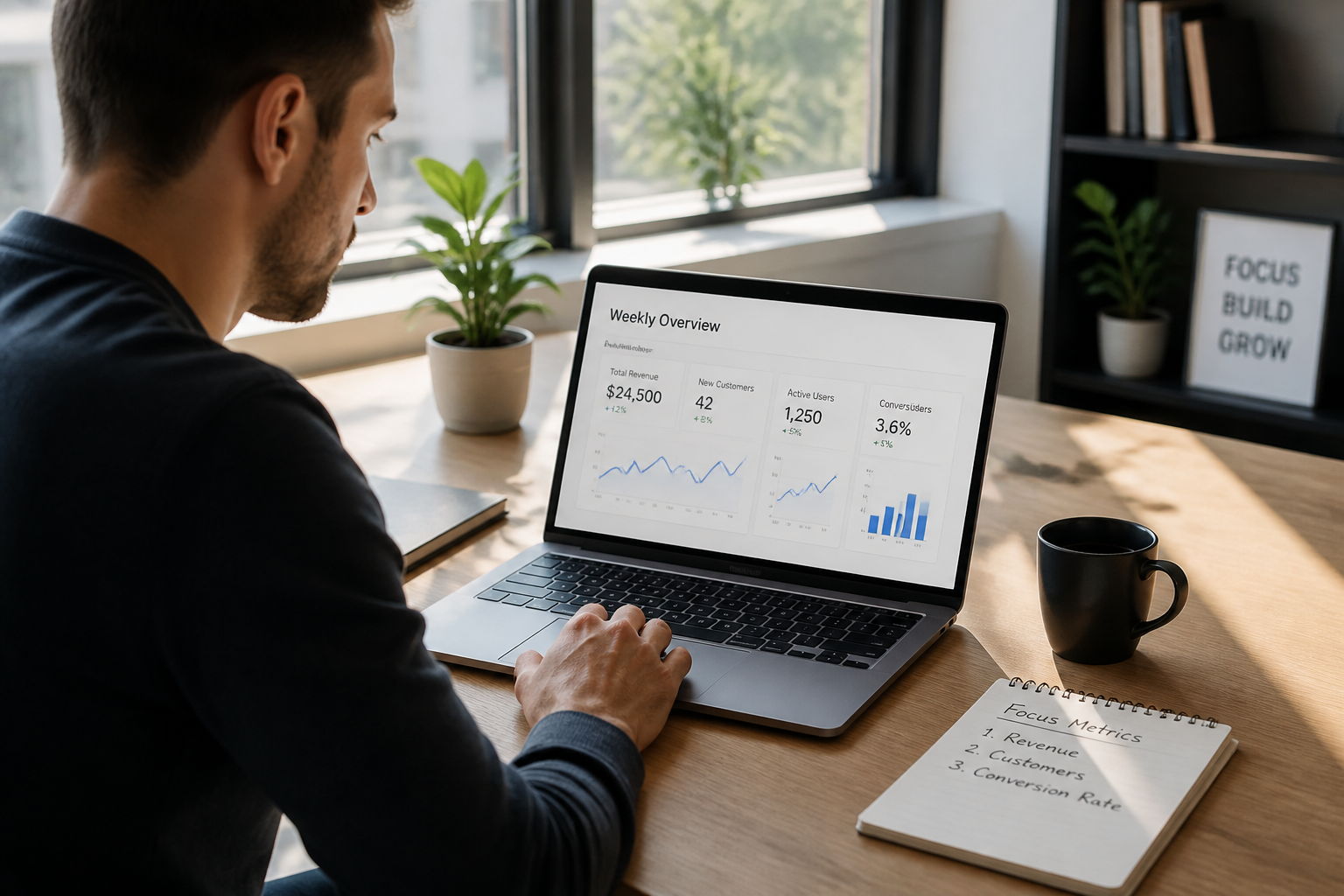 Tableau de bord entrepreneur : les indicateurs à suivre chaque semaine